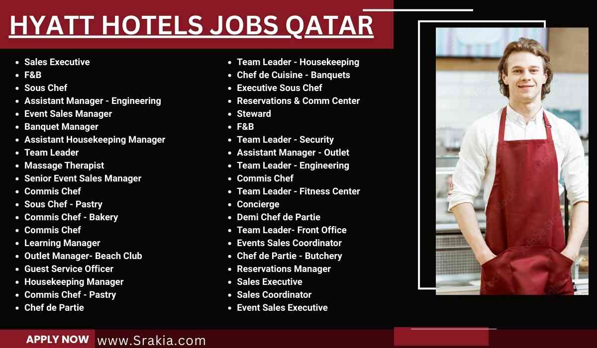 Hyatt Hotel Jobs Qatar