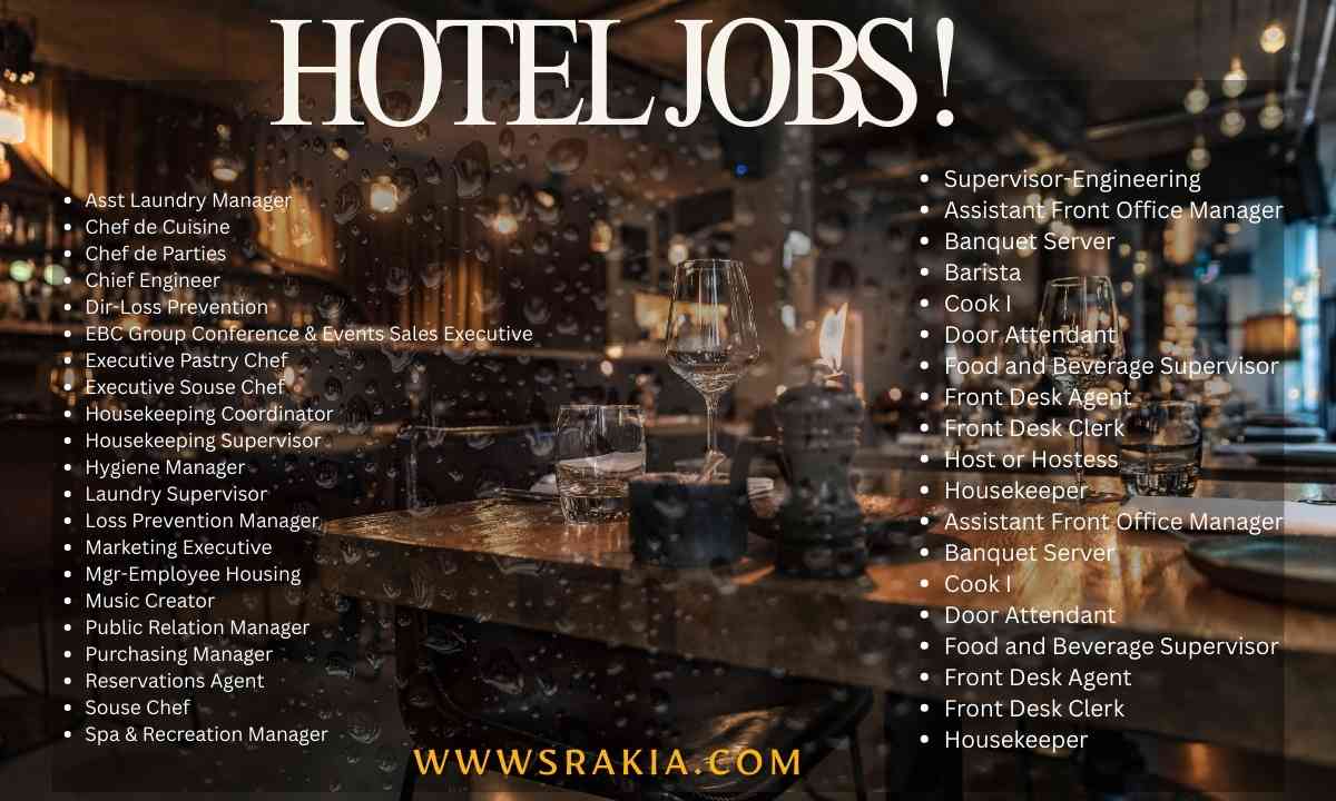 W Hotels Jobs Saudi Arabia & Canada